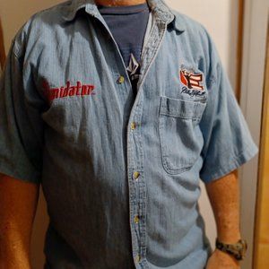 Winners Circle Dale Earnhardt Button Down Short Sleeve Shirt